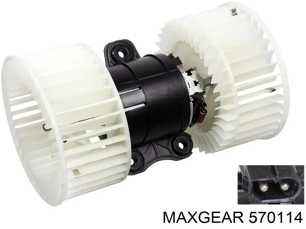 570114 Maxgear motor eléctrico, ventilador habitáculo