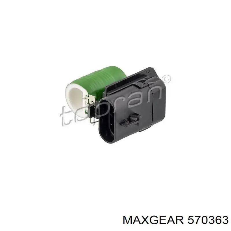 57-0363 Maxgear control de velocidad de el ventilador de enfriamiento (unidad de control)