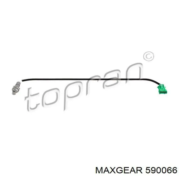 590066 Maxgear sonda lambda, sensor de oxígeno antes del catalizador izquierdo