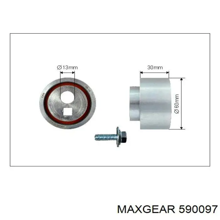 59-0097 Maxgear sonda lambda sensor de oxigeno post catalizador