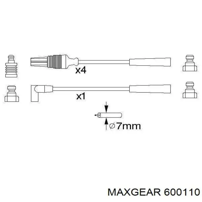 Comprar 600110 Maxgear Muelle de eje trasero