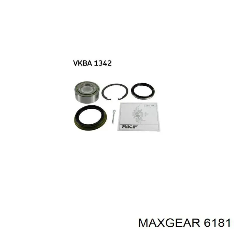 6181 Maxgear pastillas de freno delanteras