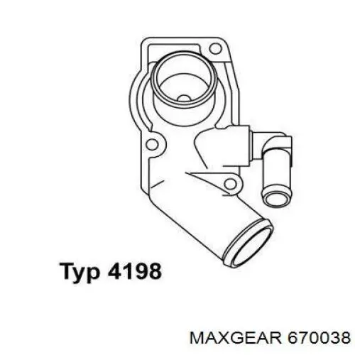 Comprar 670038 Maxgear Caja de termostato