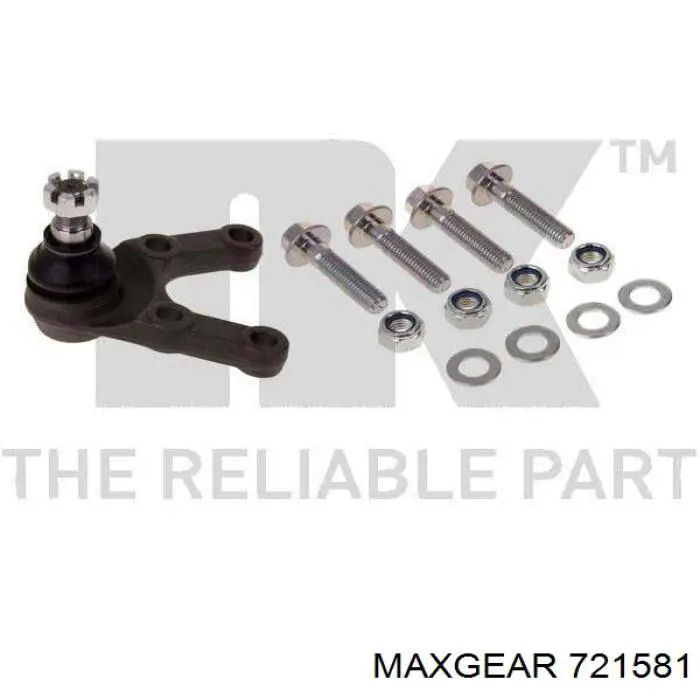 72-1581 Maxgear rótula de suspensión inferior