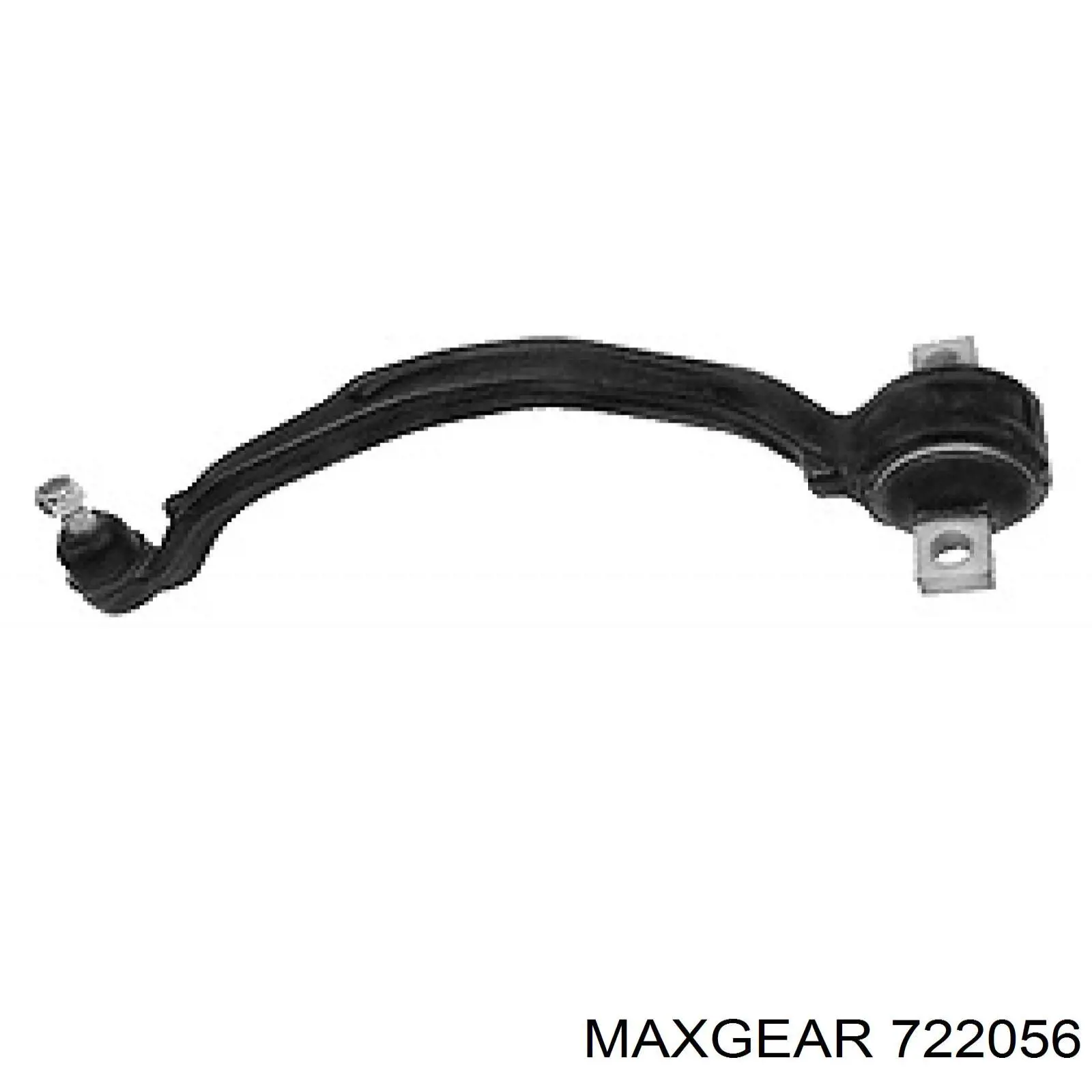 72-2056 Maxgear barra oscilante, suspensión de ruedas delantera, inferior izquierda