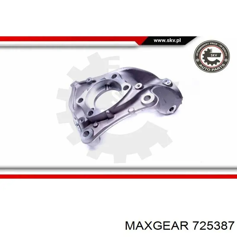 72-5387 Maxgear muñón del eje, suspensión de rueda, delantero izquierdo