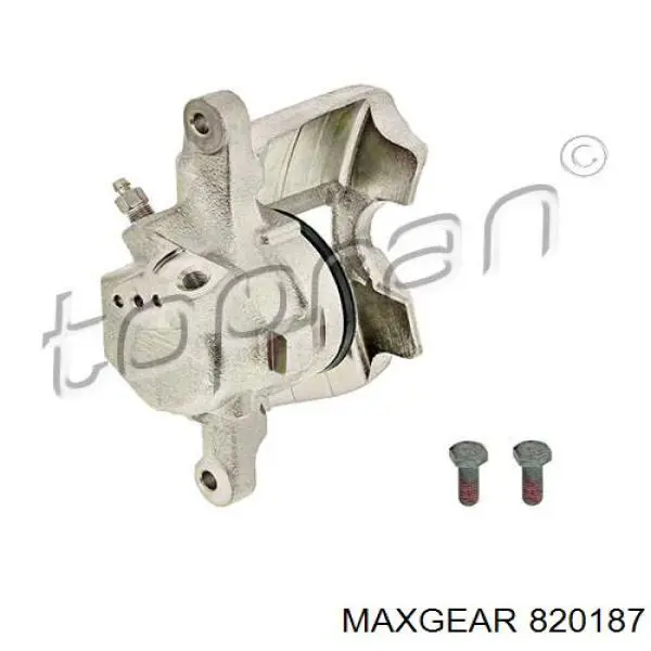 82-0187 Maxgear pinza de freno trasera izquierda