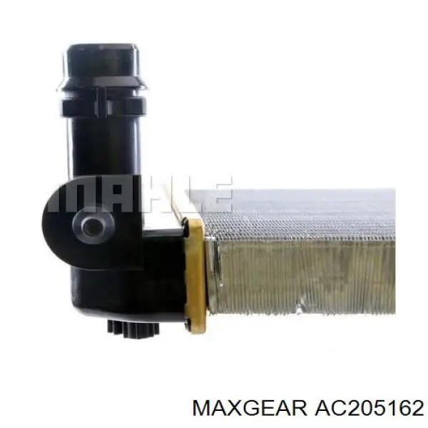 AC205162 Maxgear radiador refrigeración del motor