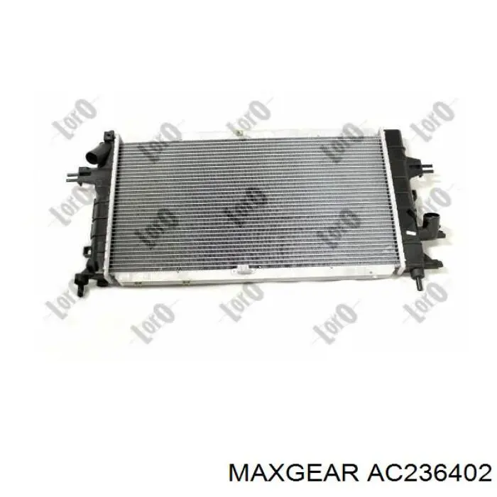 AC236402 Maxgear radiador refrigeración del motor