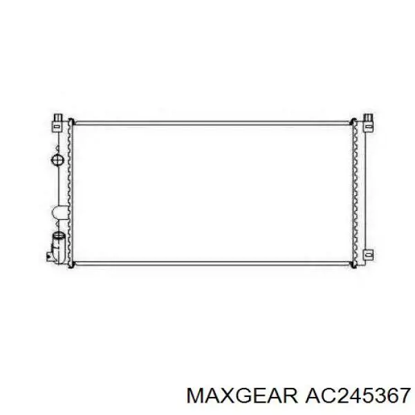 93179354 Opel radiador refrigeración del motor