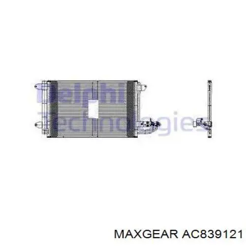 AC839121 Maxgear condensador aire acondicionado