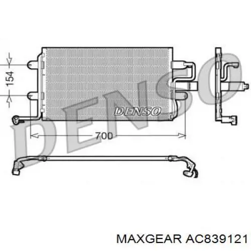Aire acondicionado capacitor Maxgear AC839121 precio, desde 66,36 EUR