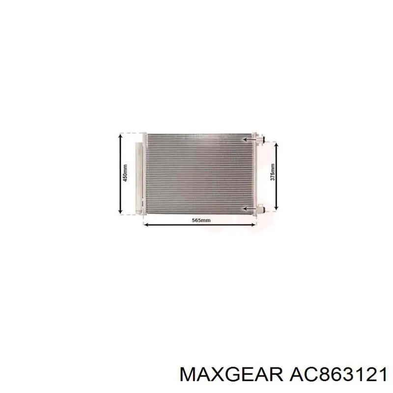 Condensador aire acondicionado 921002969R Renault (RVI)