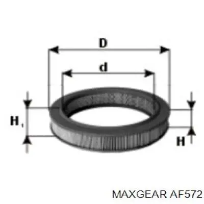 AF-572 Maxgear filtro de aire