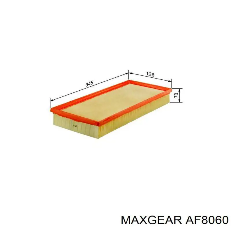 Filtro de aire Volkswagen Golf 5 1K1