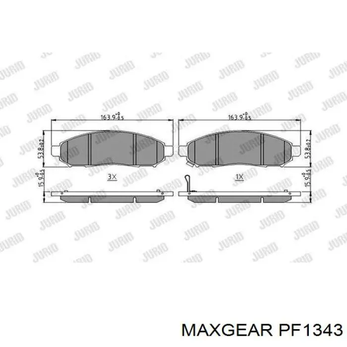 PF-1343 Maxgear filtro combustible