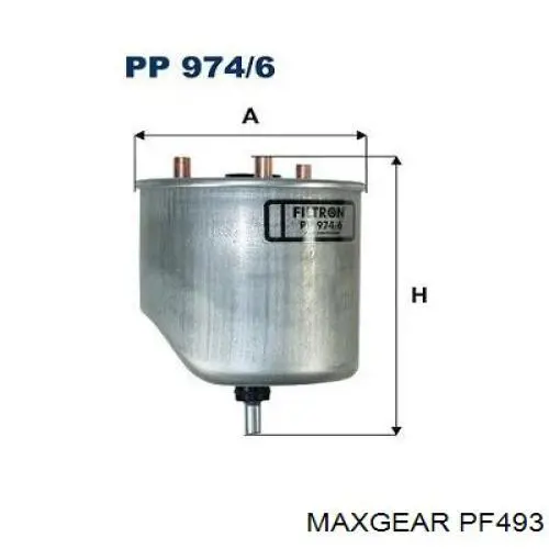 Filtro combustible Suzuki Grand Vitara FT, HT