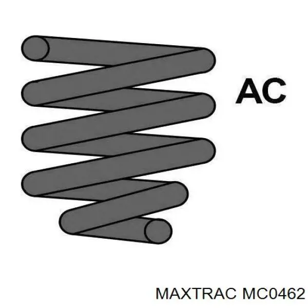 MC0462 Maxtrac muelle de suspensión eje trasero