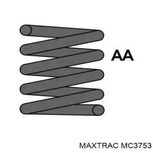 MC3753 Maxtrac muelle de suspensión eje trasero