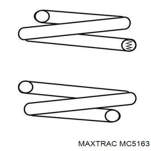 Muelle de suspensión eje delantero para BMW 7 (E65, E66, E67)