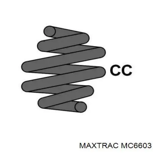 MC6603 Maxtrac muelle de suspensión eje delantero