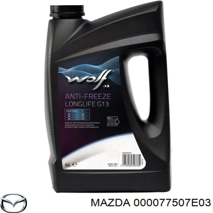 Comprar 000077507E03 Mazda Liquido anticongelante 