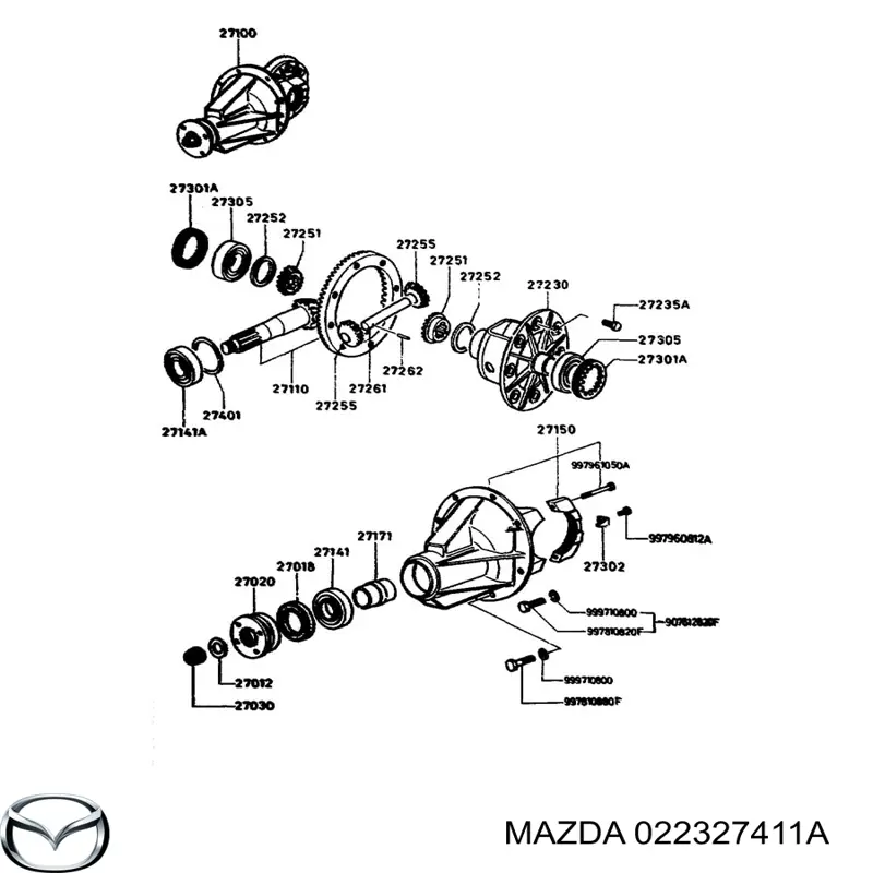  Mazda 022327411A precio, desde  