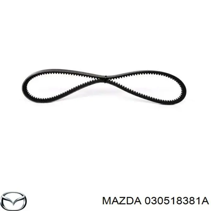 030518381A Mazda correa trapezoidal