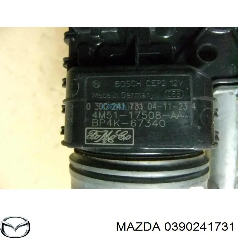 Motor limpiaparabrisas 570248 Maxgear