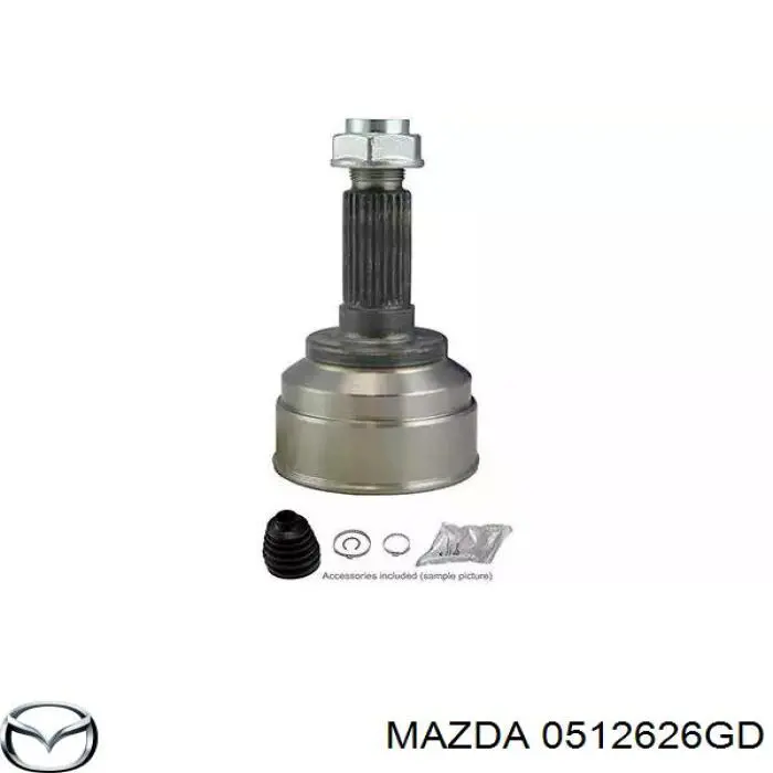 0512-626GD Mazda semieje de transmisión intermedio