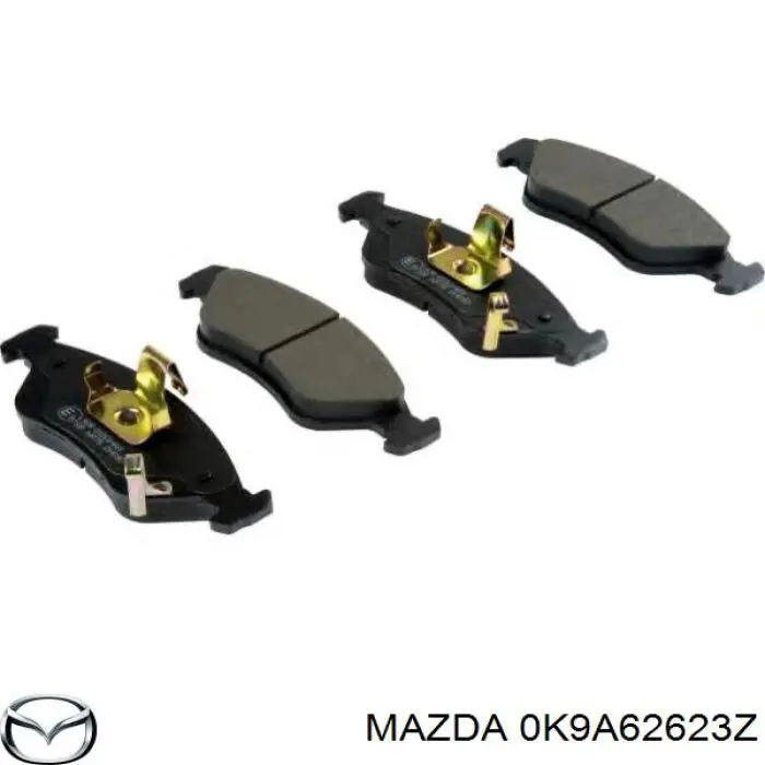 0K9A62623Z Mazda zapatas de frenos de tambor traseras