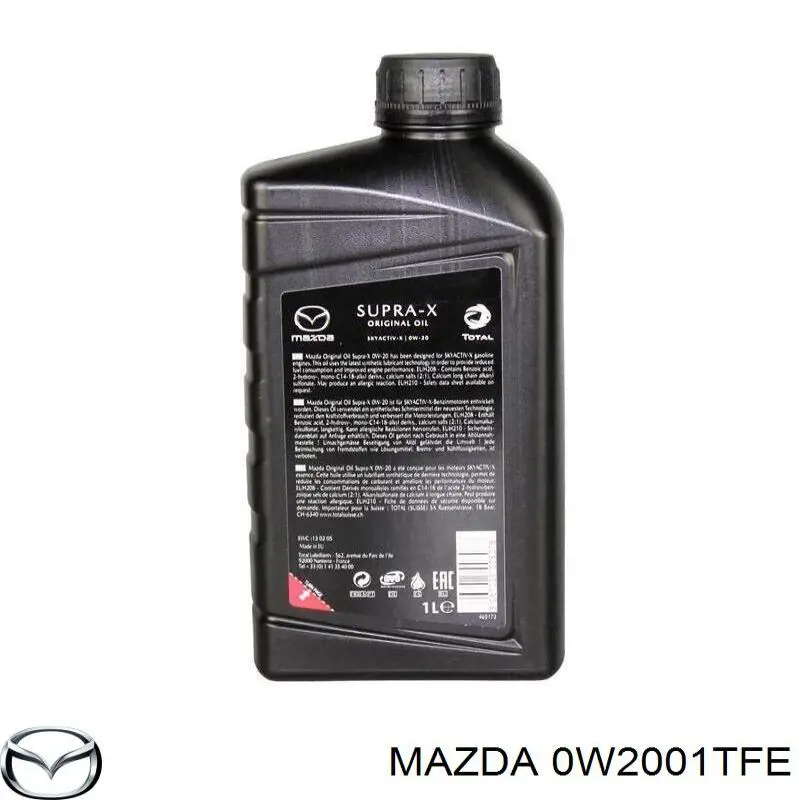 Aceite motor Mazda 0W2001TFE precio, desde 17,09 EUR