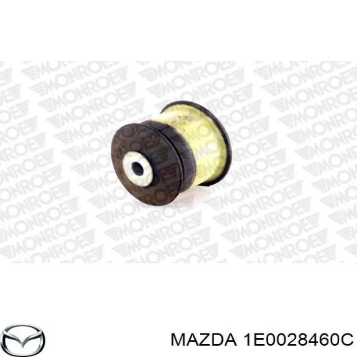1E0028460C Mazda suspensión, cuerpo del eje trasero