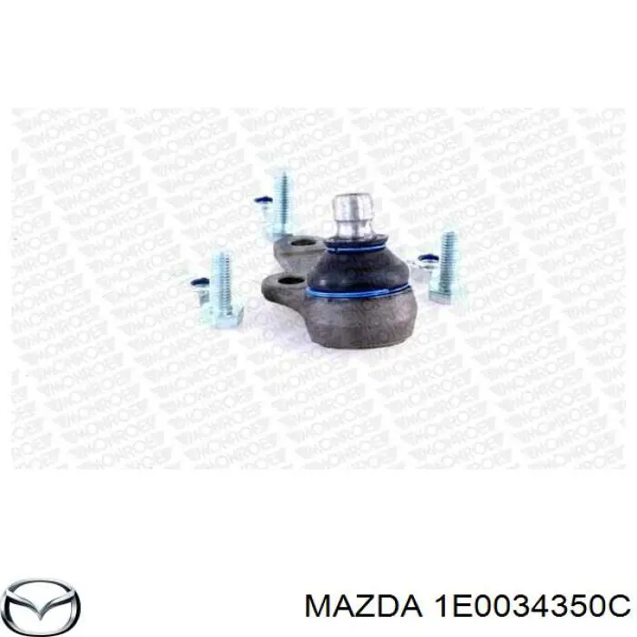 1E0034350C Mazda barra oscilante, suspensión de ruedas delantera, inferior izquierda