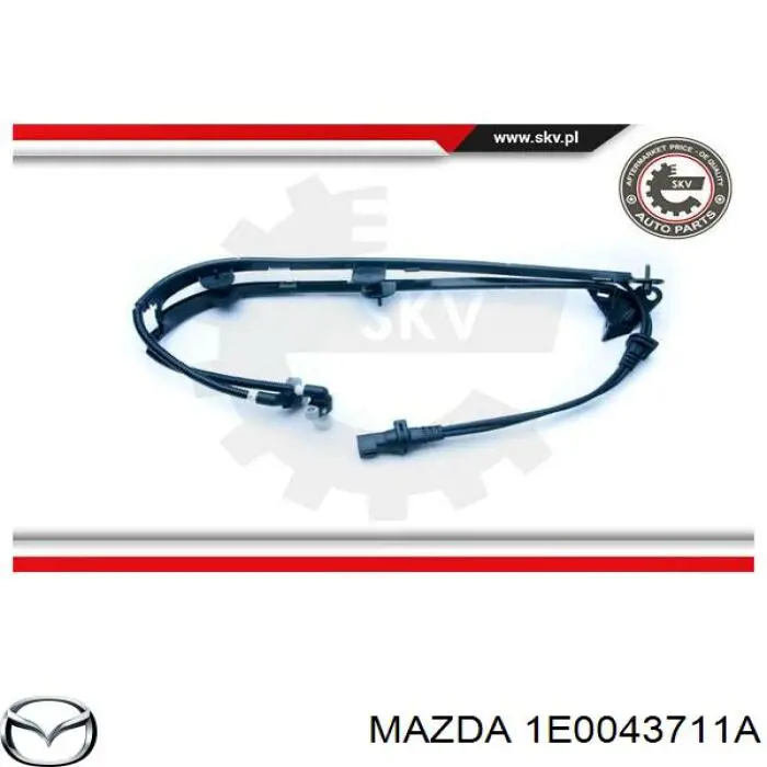 1E0043711A Mazda sensor abs trasero