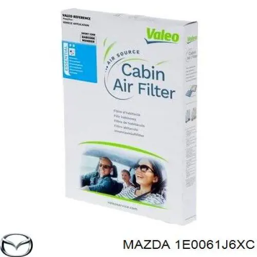 1E0061J6XC Mazda Filtro antipolen