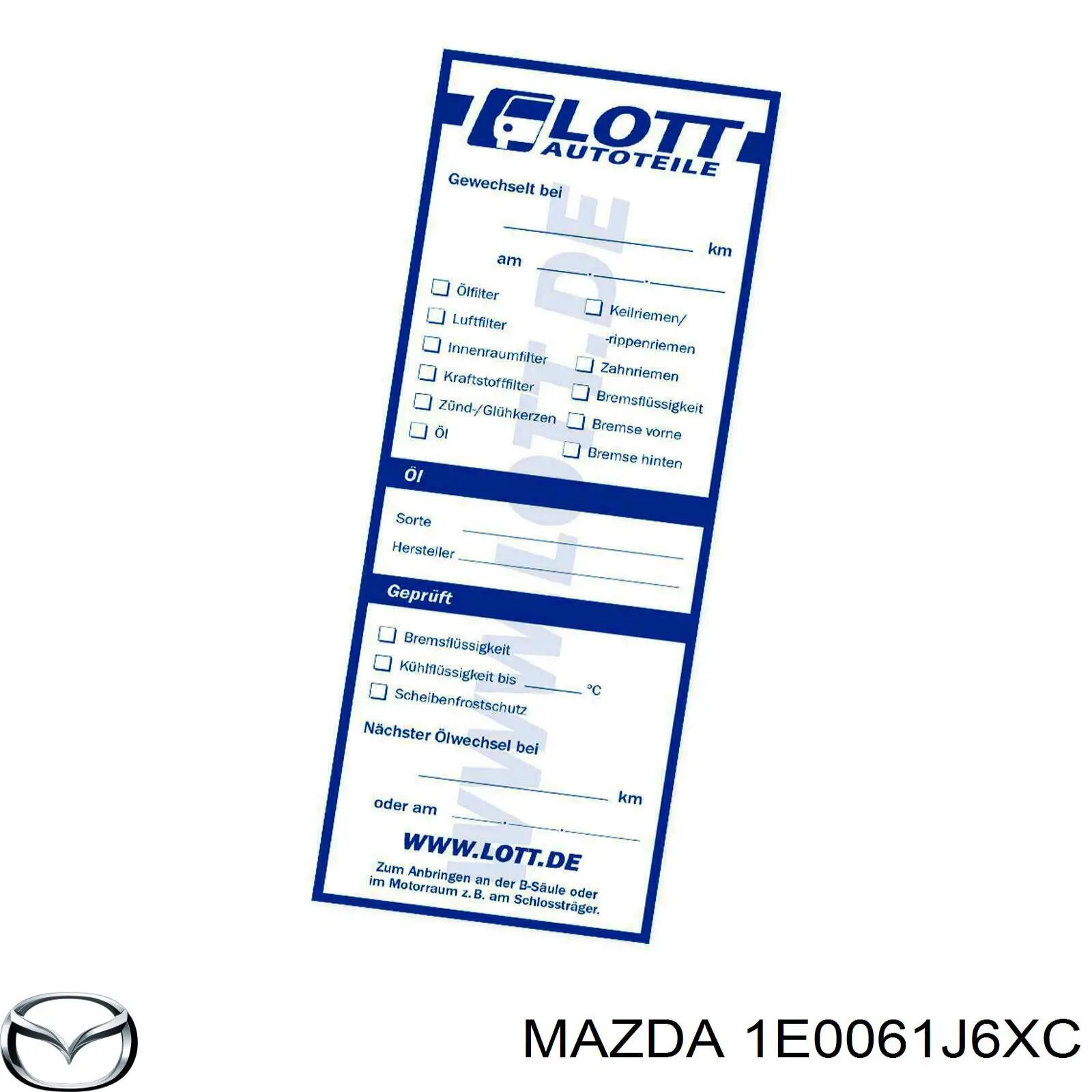 Filtro de cabina Mazda 1E0061J6XC precio, desde 7,95 EUR