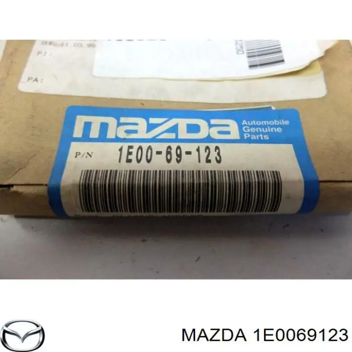 1E0069123 Mazda cristal de espejo retrovisor exterior derecho