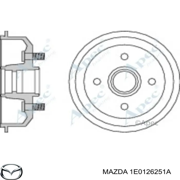 1E0126251A Mazda