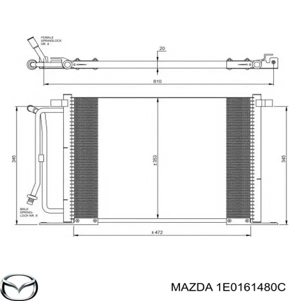 1E0161480C Mazda