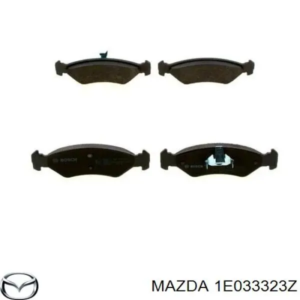 1E033323Z Mazda pastillas de freno delanteras
