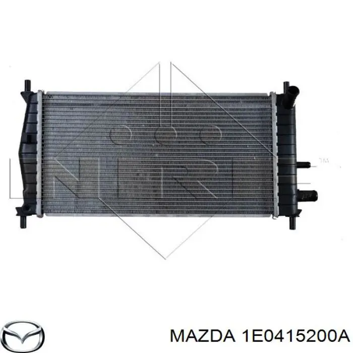 1E0415200A Mazda radiador refrigeración del motor