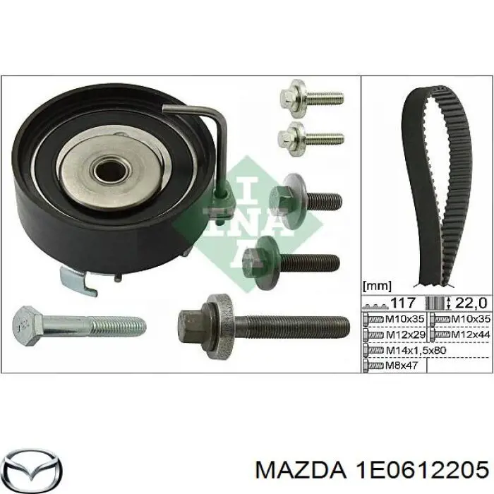 1E06-12-205 Mazda correa distribucion