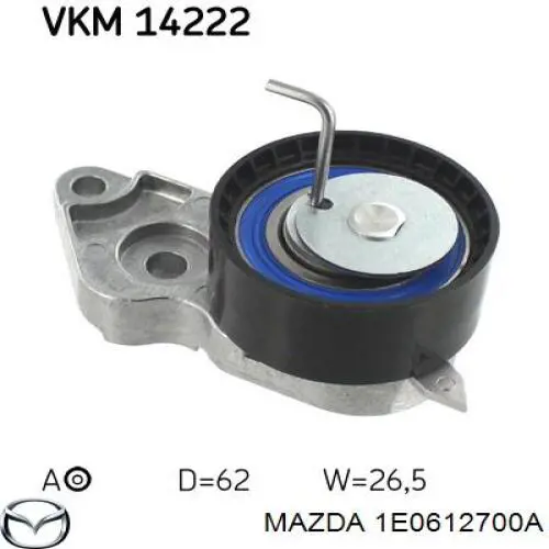 1E0612700A Mazda tensor, correa dentada