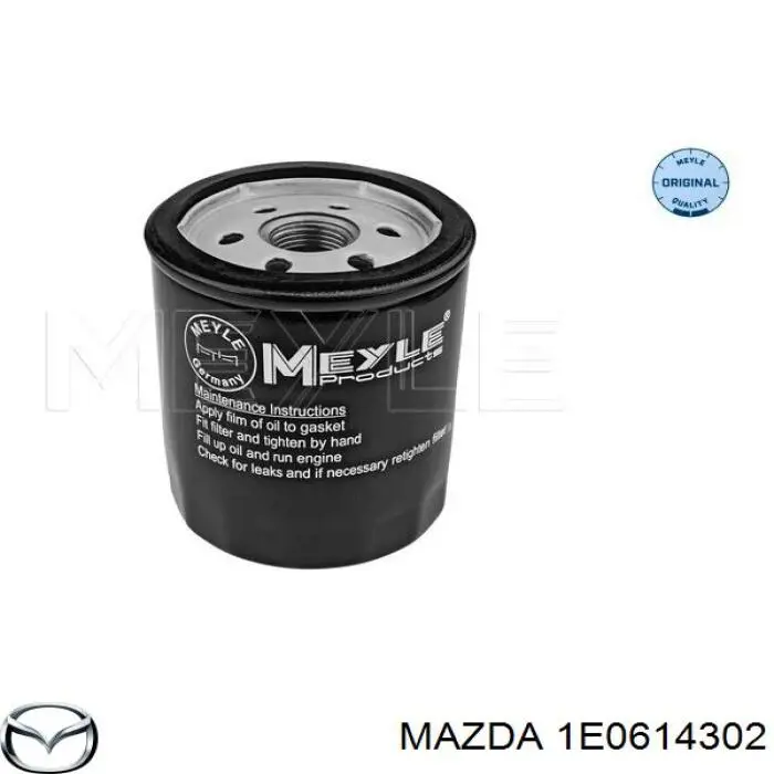1E0614302 Mazda filtro de aceite