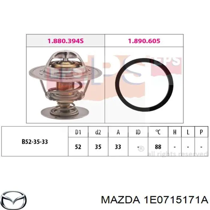 1E0715171A Mazda