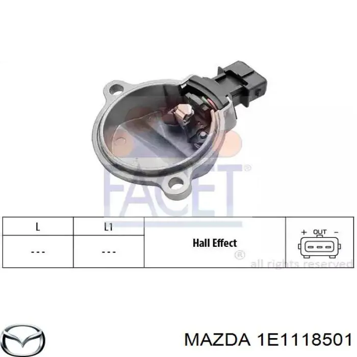 1E1118501 Mazda sensor de presión de aceite