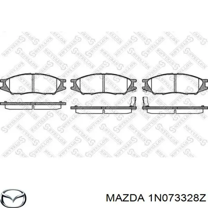 1N073328Z Mazda Pastillas delanteras