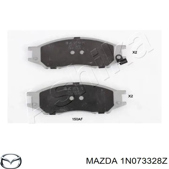 Comprar 1N073328Z Mazda Pastillas delanteras de freno