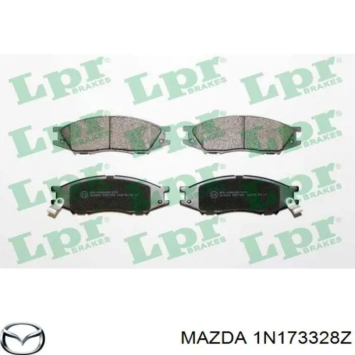 1N173328Z Mazda pastillas de freno delanteras